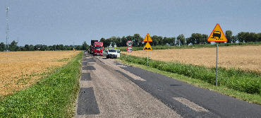 Trwa remont drogi Zelgniewo - Śmiłowo