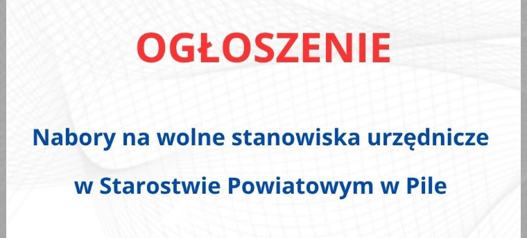 Aktualne nabory do pracy