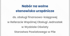 Nabór do pracy w Starostwie Powiatowym