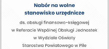Nabór do pracy w Starostwie Powiatowy...