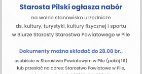 Nabór do pracy w Starostwie
