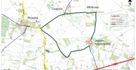 Zamknięcie drogi z powodu remontu. Zalecany objazd