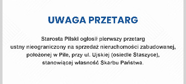 Sprzedaż nieruchomości przy ul. Ujski...