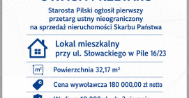 Przetarg na sprzedaż lokalu mieszkalnego