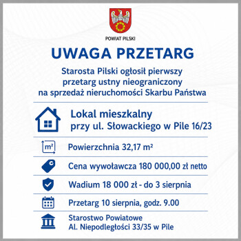 Przetarg na sprzedaż lokalu mieszkalnego