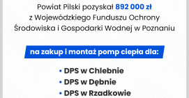 Prawie 900 tysięcy na pompy ciepła dla DPS-ów