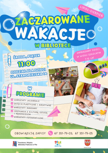 Wakacje dla dzieci w bibliotece