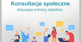 Konsultacje społeczne w sprawie ochrony zabytków