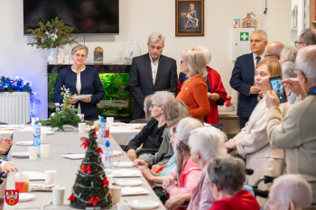 wzruszające spotkanie świąteczne