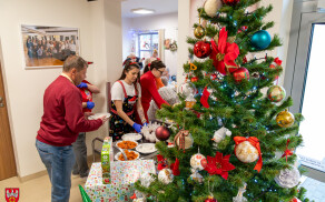 wzruszające spotkanie świąteczne