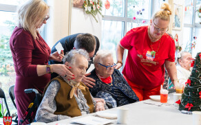 wzruszające spotkanie świąteczne