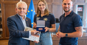 Przedstawiciele Klubu Siatkarskiego P...