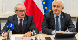 z lewej Andrzej Komisarek