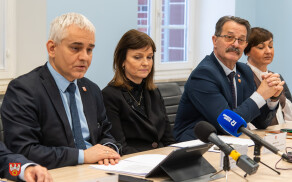 Konferencja prasowa Zarządu Powiatu