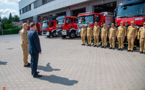 Minister MSWiA z wizytą w Pile
