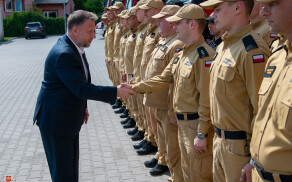 Minister MSWiA z wizytą w Pile