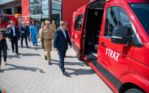 Minister MSWiA z wizytą w Pile