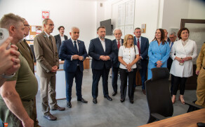Minister MSWiA z wizytą w Pile