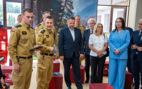 Minister MSWiA z wizytą w Pile