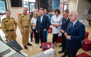 Minister MSWiA z wizytą w Pile