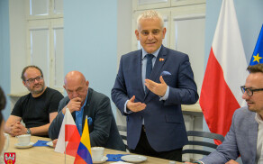 Wizyta przedstawicieli uniwersytetu w Kolumbii