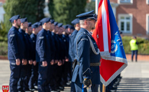 Uroczyste zakończenie szkolenia policyjnego w Pile