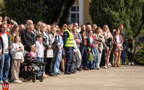 Uroczyste zakończenie szkolenia policyjnego w Pile
