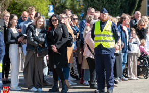 Uroczyste zakończenie szkolenia policyjnego w Pile
