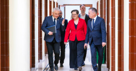 Wiceminister edukacji w Starostwie Powiatowym