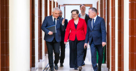 Wiceminister edukacji w Starostwie Po...