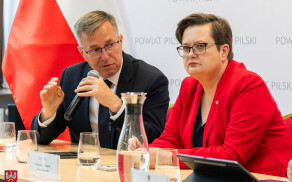 Wiceminister edukacji w Starostwie Powiatowym