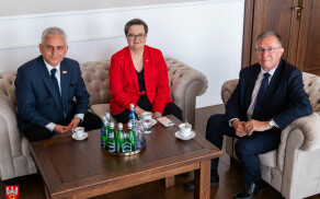 Wiceminister edukacji w Starostwie Powiatowym