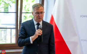 Wiceminister edukacji w Starostwie Powiatowym
