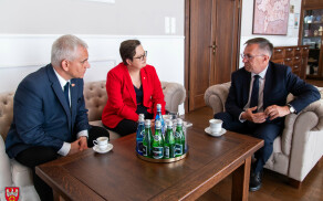 Wiceminister edukacji w Starostwie Powiatowym