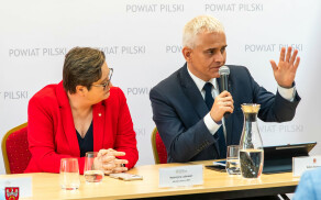 Wiceminister edukacji w Starostwie Powiatowym