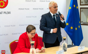 Wiceminister edukacji w Starostwie Powiatowym