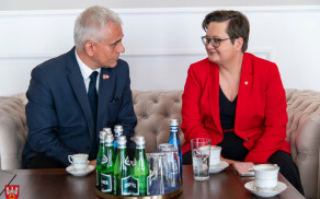 Wiceminister edukacji w Starostwie Powiatowym
