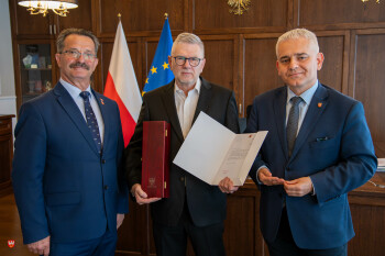 Podziękowania i życzenia dla Marka Madeja