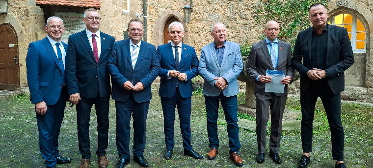 Delegacja Powiatu Pilskiego w Schwalm...