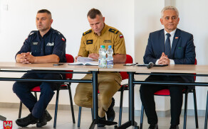 Odprawa strażacka o współpracy jednostek OSP