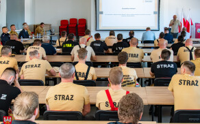 Odprawa strażacka o współpracy jednostek OSP