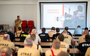 Odprawa strażacka o współpracy jednostek OSP