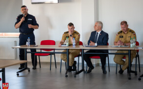 Odprawa strażacka o współpracy jednostek OSP