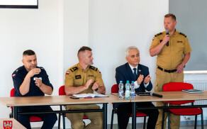 Odprawa strażacka o współpracy jednostek OSP