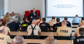 Odprawa strażacka o współpracy jednostek OSP