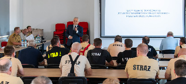 Odprawa strażacka o współpracy jednos...