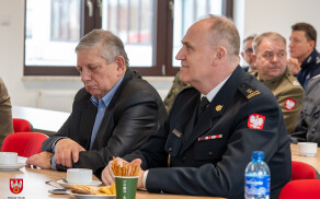 odprawa w staży pożarnej