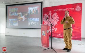 odprawa w staży pożarnej