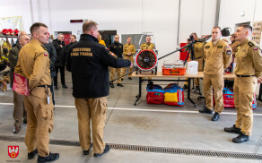 odprawa w staży pożarnej