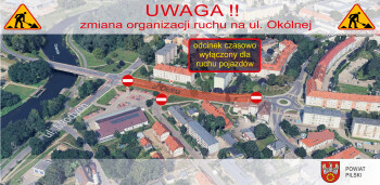 Od poniedziałku utrudnienia w ruchu na ul. Okólnej